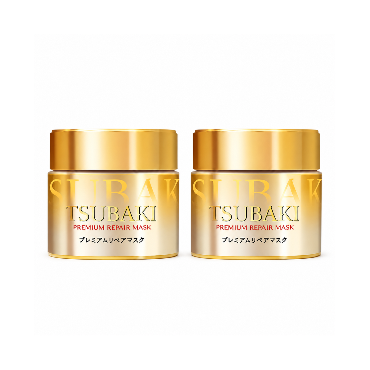 Tsubaki Premium EX Hair Mask 180g x2–0-Second Repair, Camellia Oil + Royal Jelly