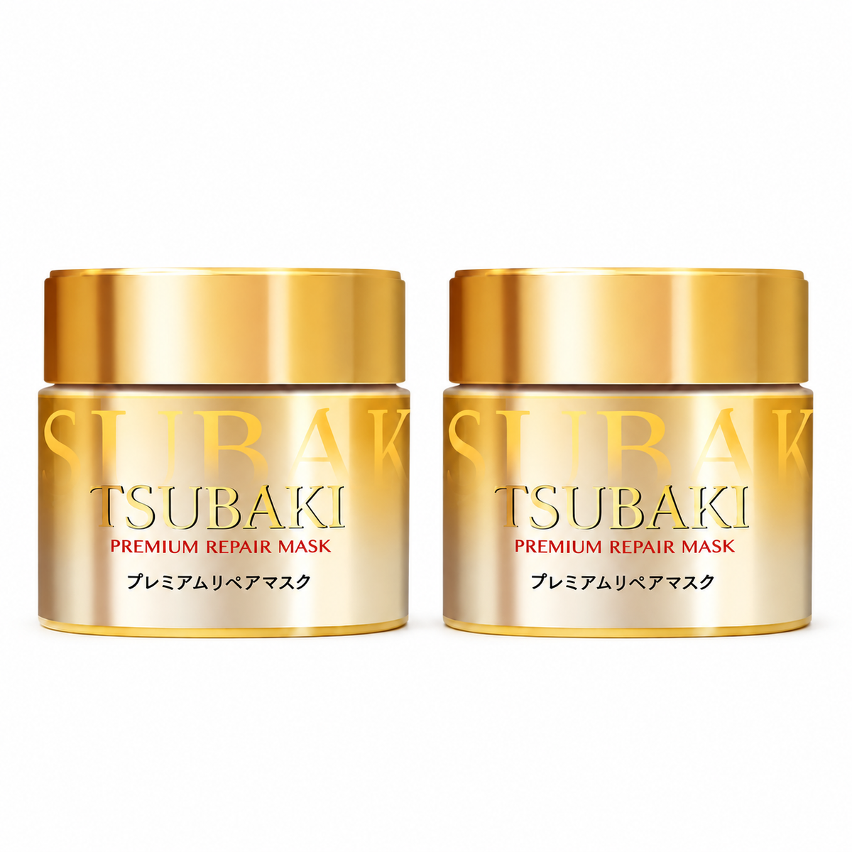 Tsubaki Premium EX Hair Mask 180g x2–0-Second Repair, Camellia Oil + Royal Jelly