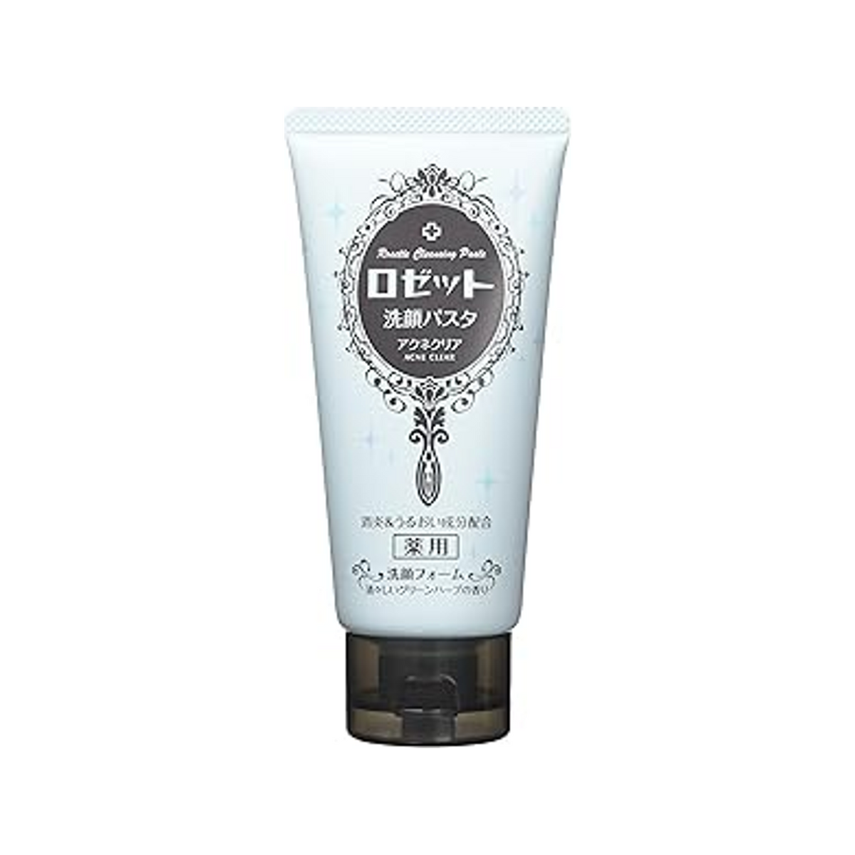 Rosette Cleansing Paste Acne Clear Medicated Face Wash 120g