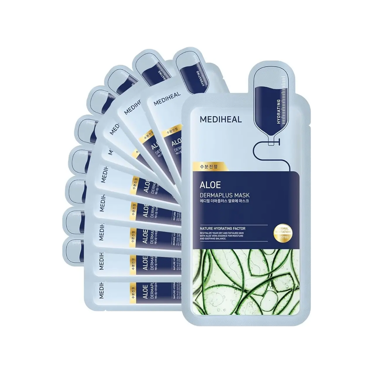 MEDIHEAL Aloe Dermaplus Mask 22ml x 10 Sheets
