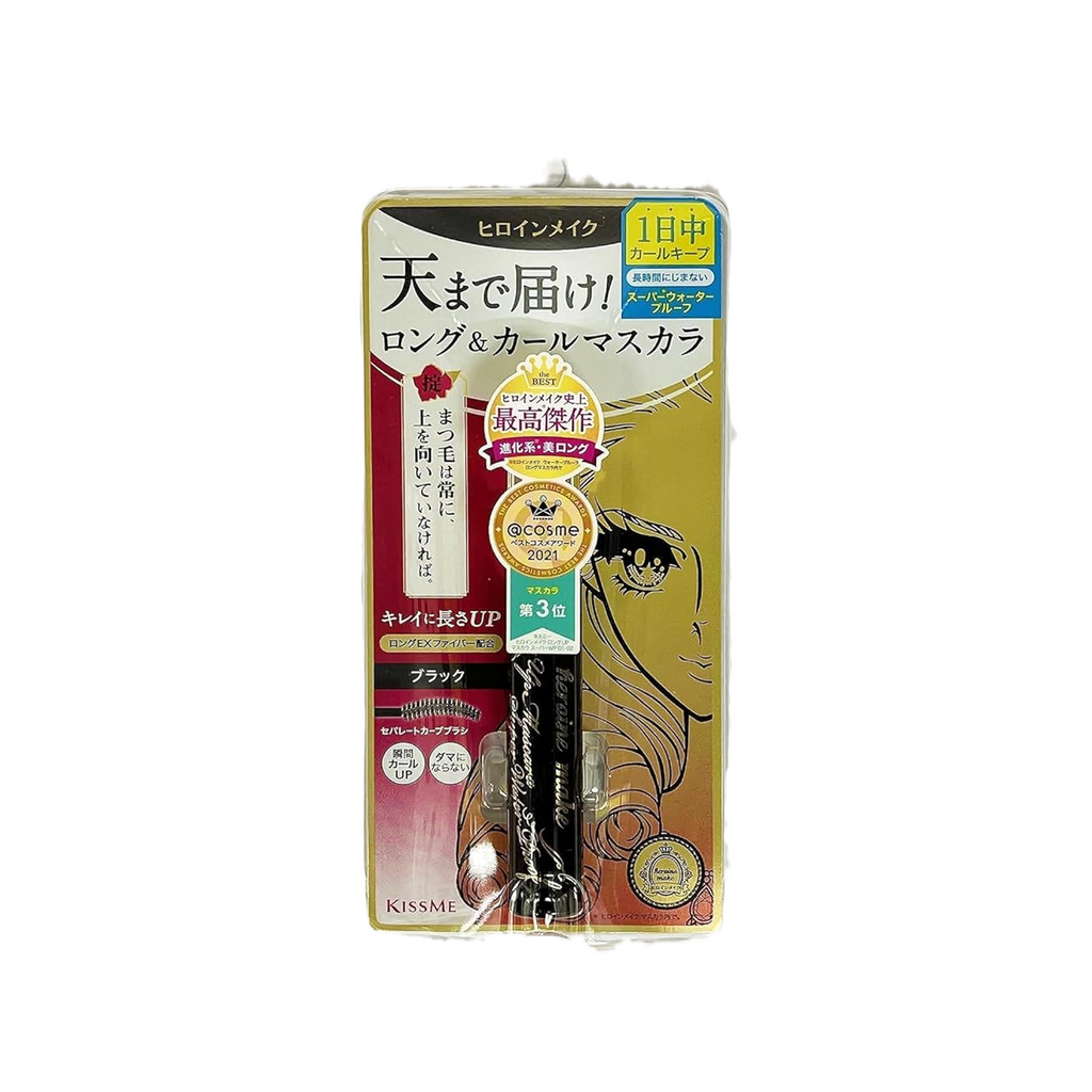 KISS ME Heroine Make Volume & Curl Mascara Advanced Film 01 Black 6g