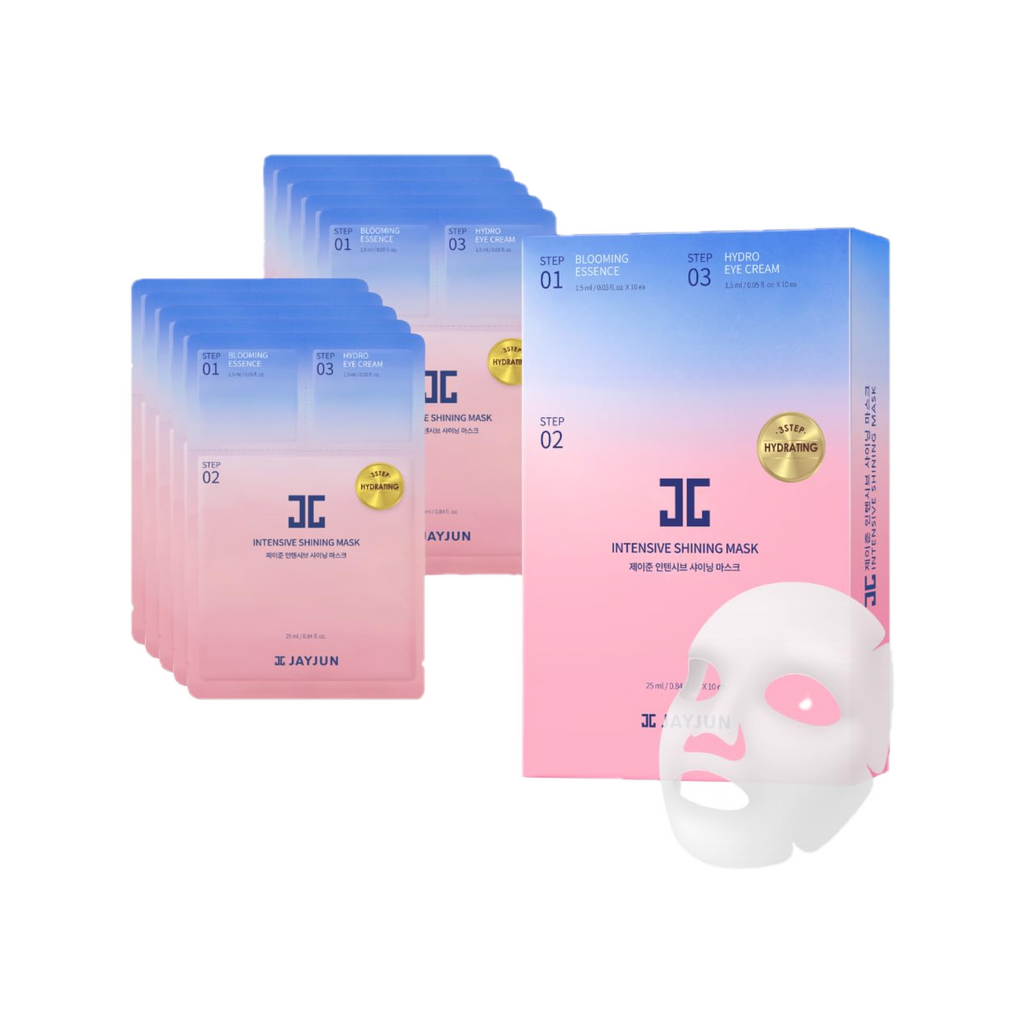 JAYJUN Blooming Hydro Essence 3-Step Mask – 10 Sheets
