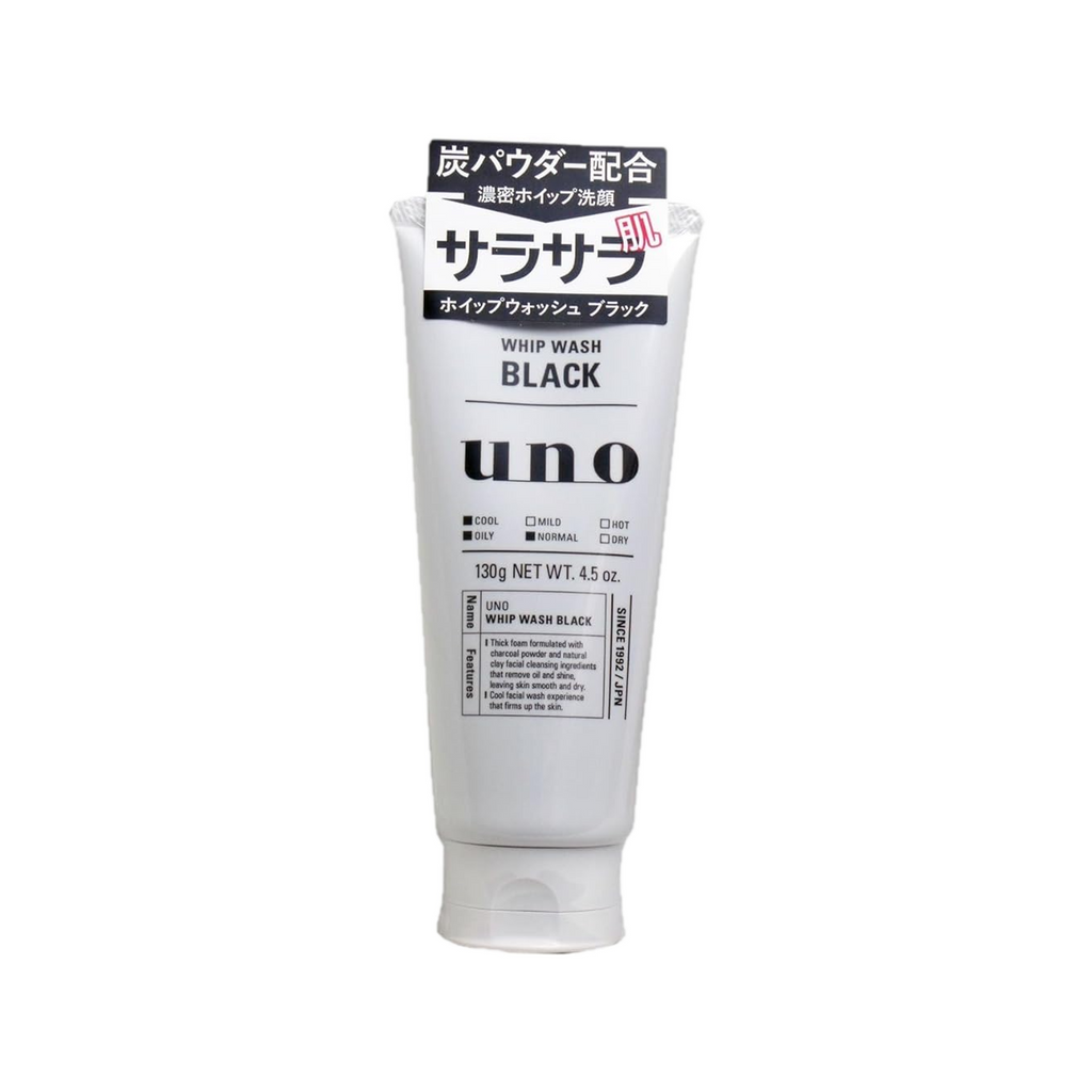 UNO Whip Wash Black Facial Cleanser 130g
