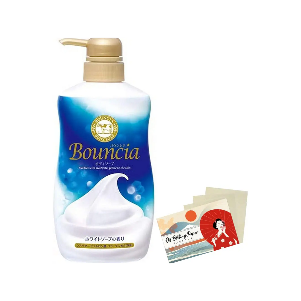 Bouncia Body Soap White Soap Fragrance 480ml