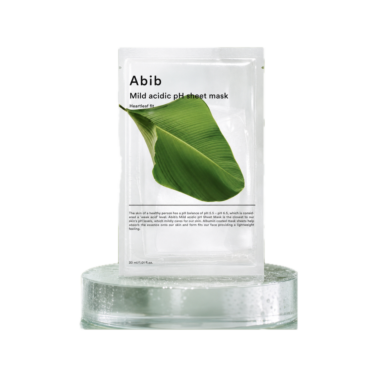 Abib Mild Acidic pH Sheet Mask Heartleaf Fit – 30mL