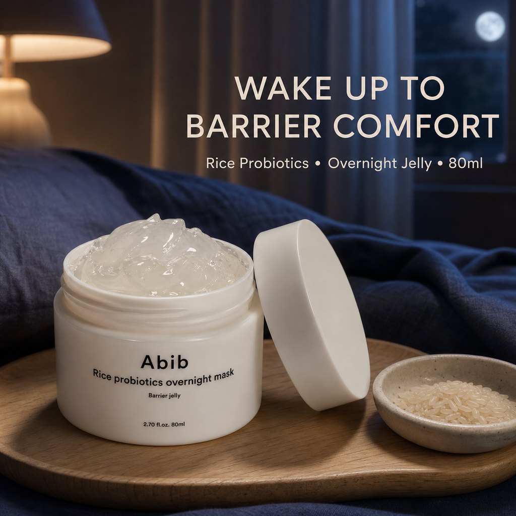 Abib Rice Probiotics Overnight Mask 80ml – Strengthens, Repairs & Revives Dull