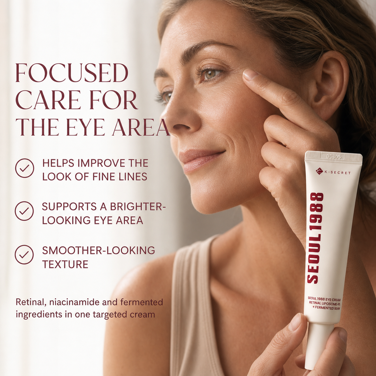K-SECRET SEOUL 1988 Eye Cream Retinal Liposome 4% 30ml ORIGINAL