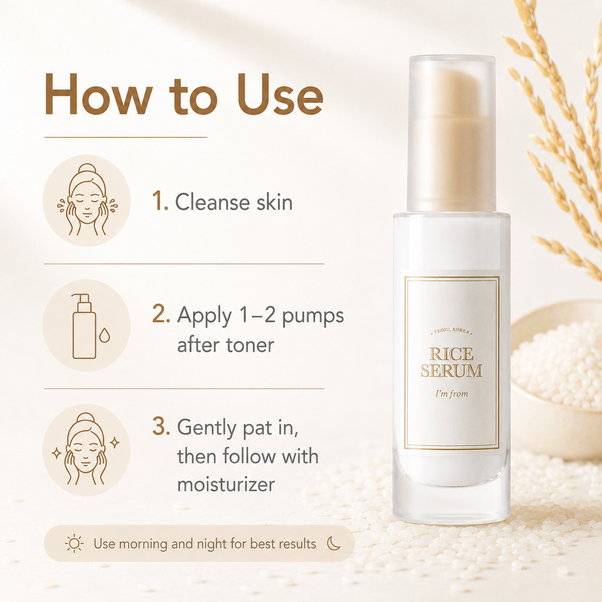 I’m From Rice Serum 50mL, 73% Fermented Rice Extract detail image