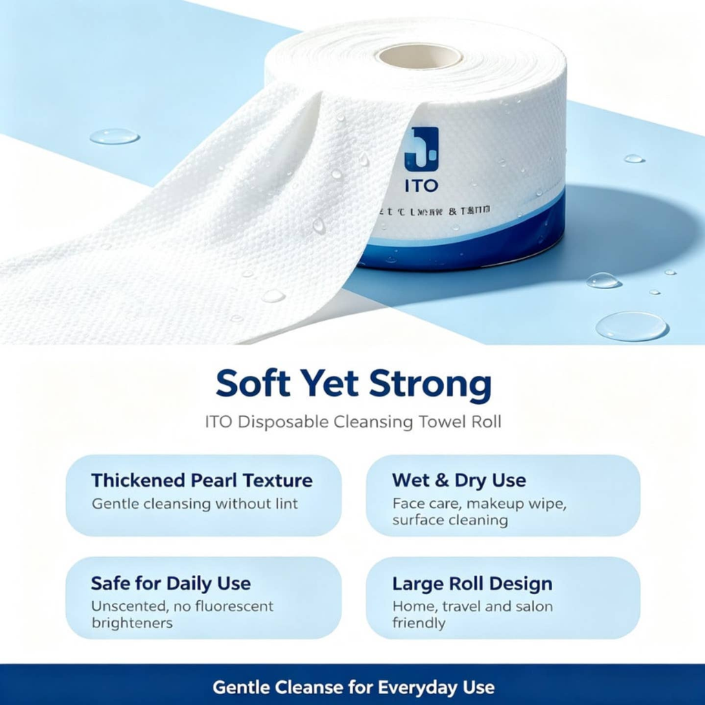 ITO Cleansing Towel – 80 Sheets x 3 Rolls