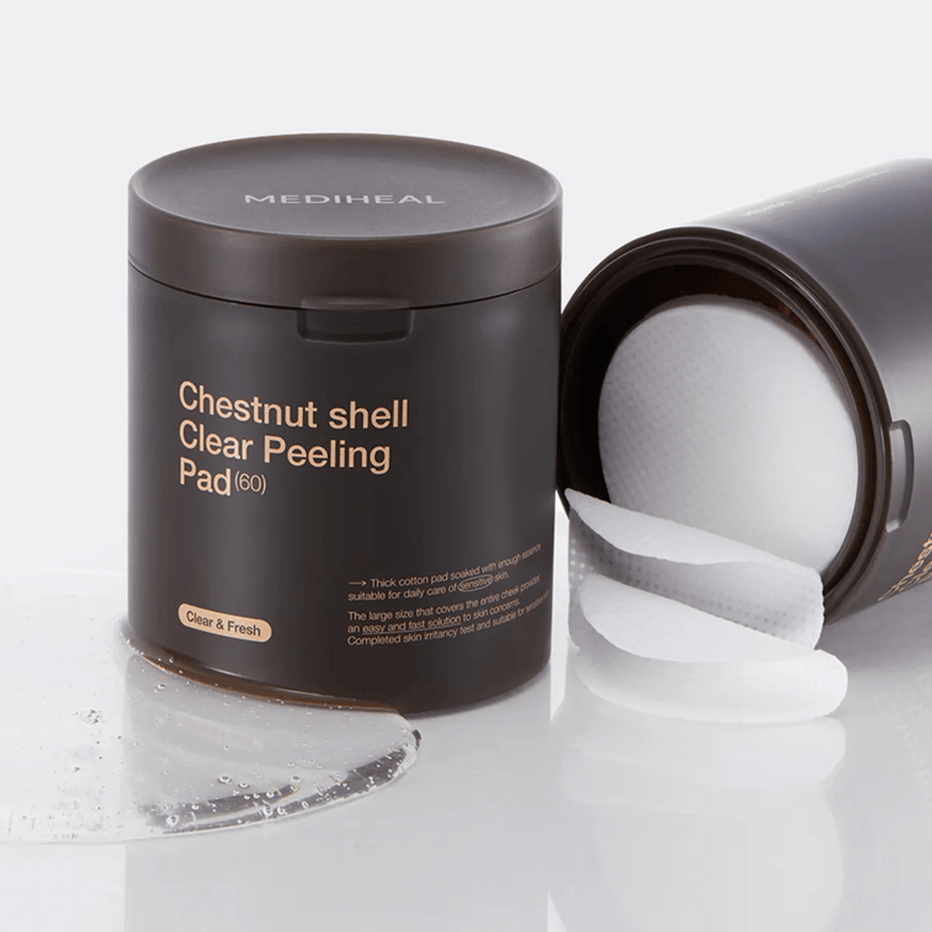 MEDIHEAL Chestnut Shell Clear Peeling Pad – 60 Pads
