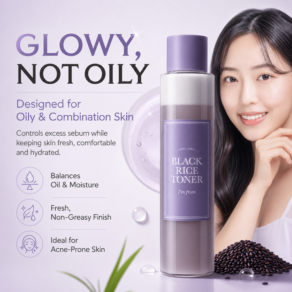 I’m From Black Rice Toner 30mL – Oil Control & Hydrating detail image