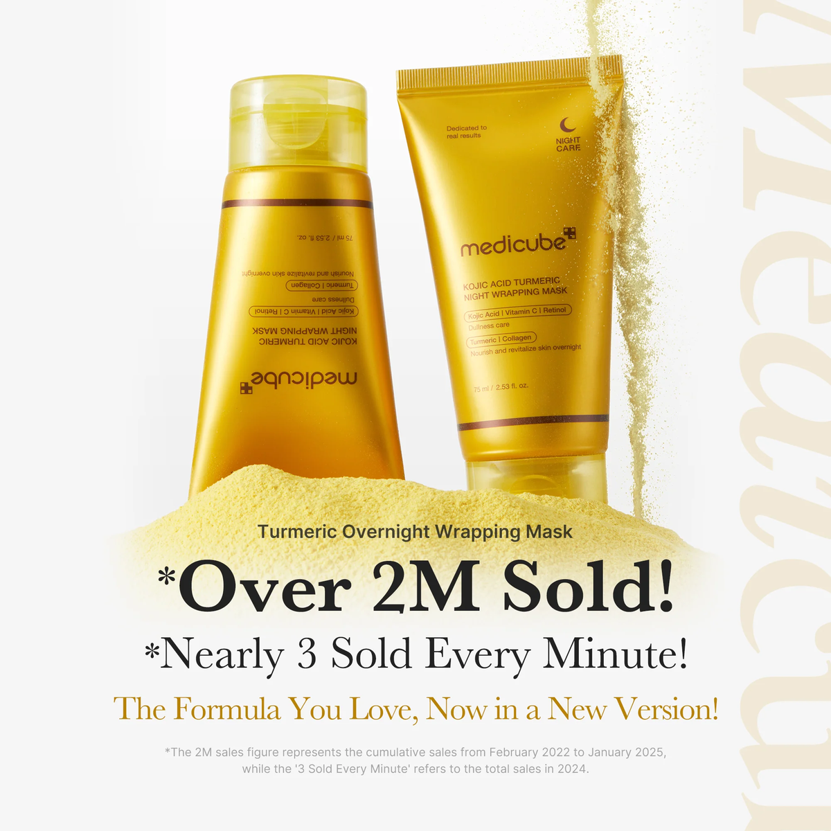 Medicube Kojic Acid Turmeric Overnight Wrapping Mask 75ml detail image