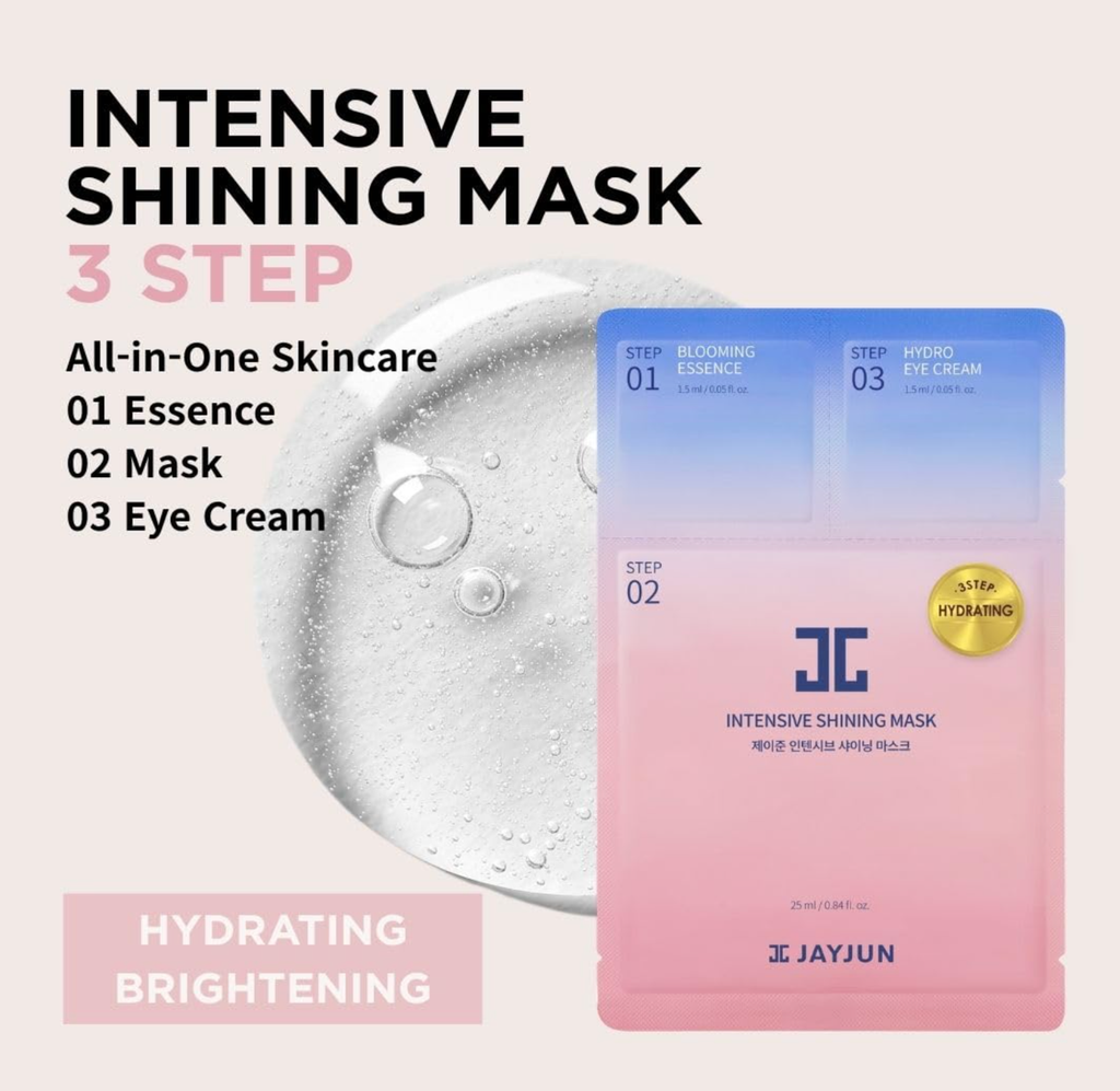 JAYJUN Blooming Hydro Essence 3-Step Mask – 10 Sheets detail image