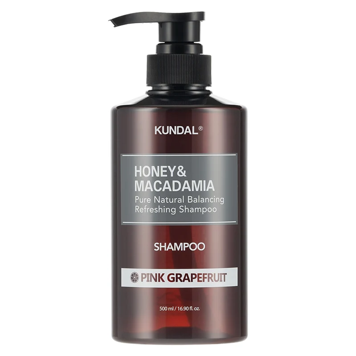 KUNDAL Honey & Macadamia Shampoo – Pink Grapefruit 500 mL detail image