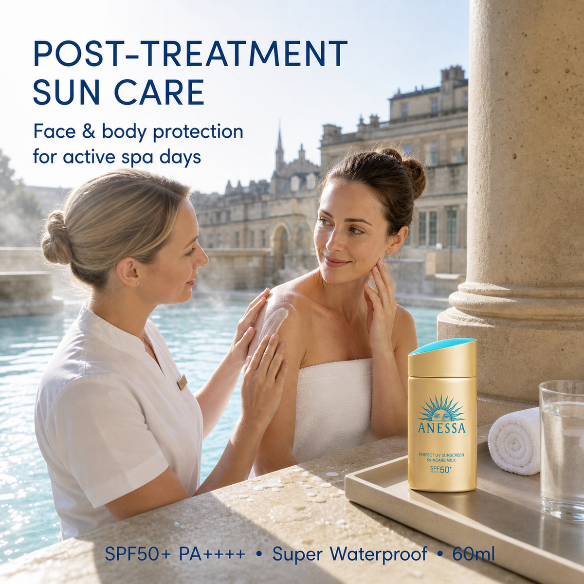 Anessa Perfect UV Sunscreen Mild Milk 60ml – SPF50+ PA++++, Sensitive Skin Safe