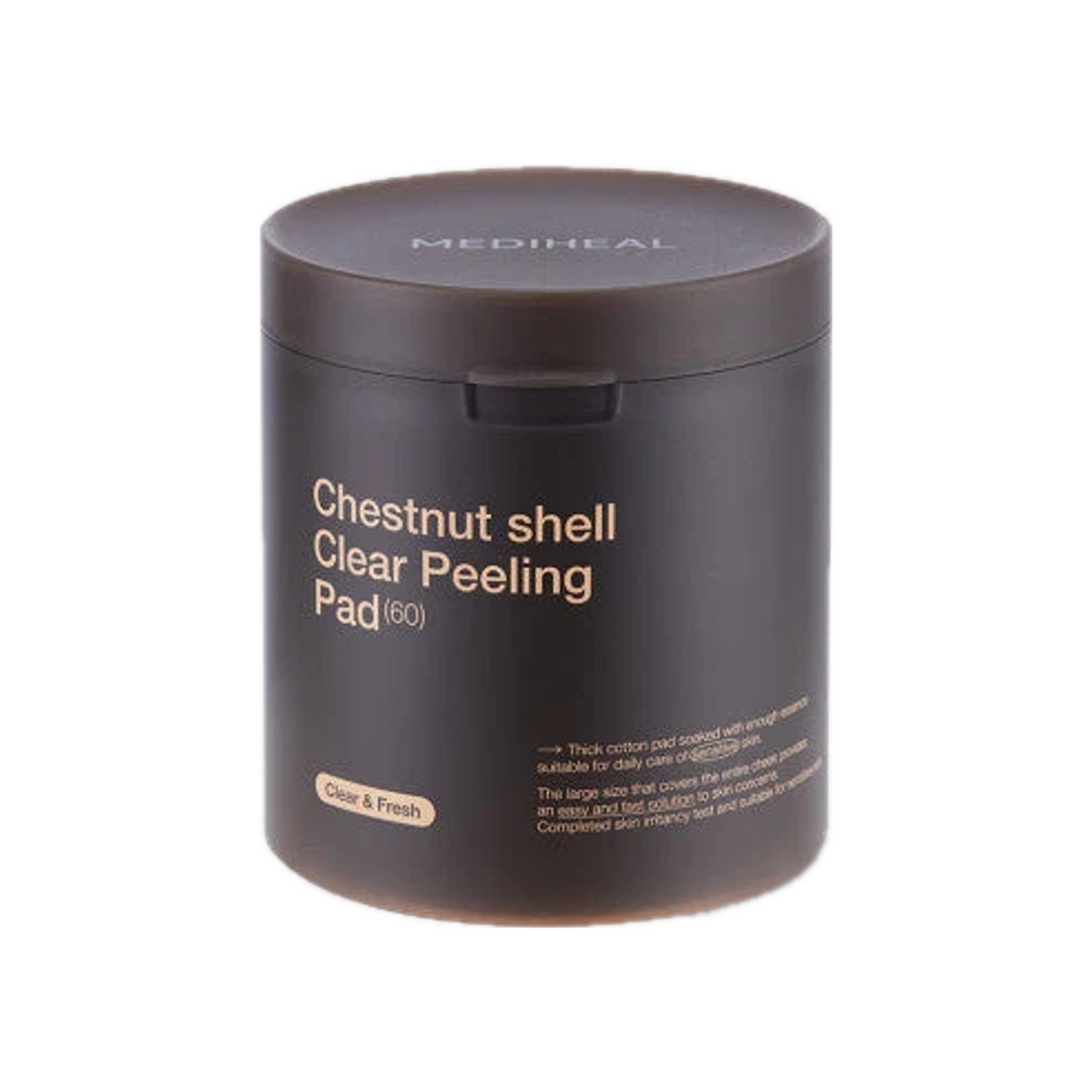 MEDIHEAL Chestnut Shell Clear Peeling Pad – 60 Pads