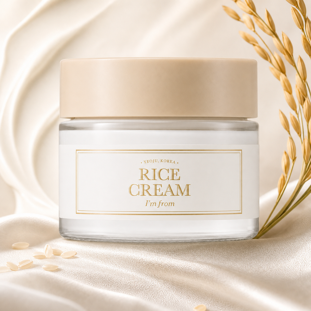 I'M From Rice Cream 50g – Deep Hydration for Dry Dehydrated Skin, Soothes Rednes