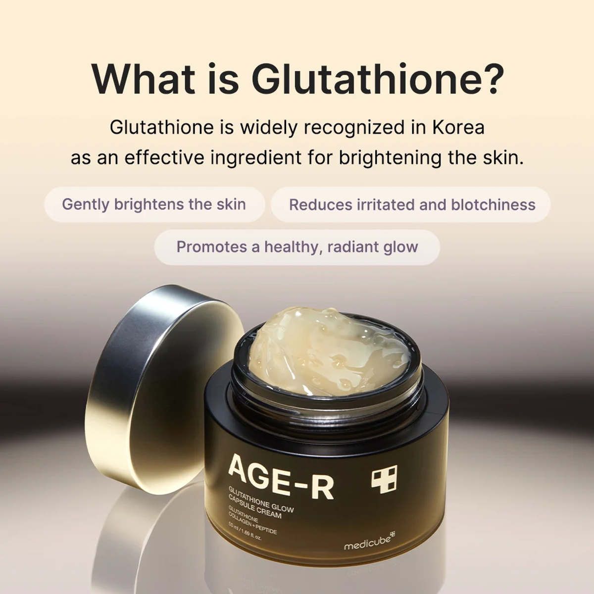 Medicube AGE-R Glutathione Glow Capsule Cream 50ml detail image