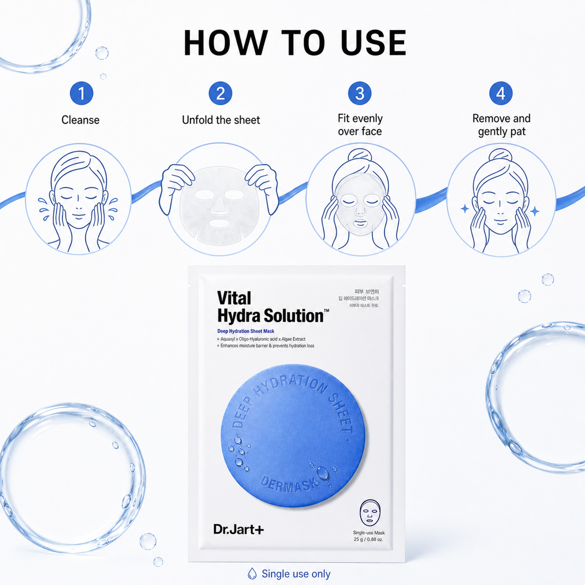 Dr.Jart+ Dermask Vital Hydra Solution Mask – 5 Sheets detail image