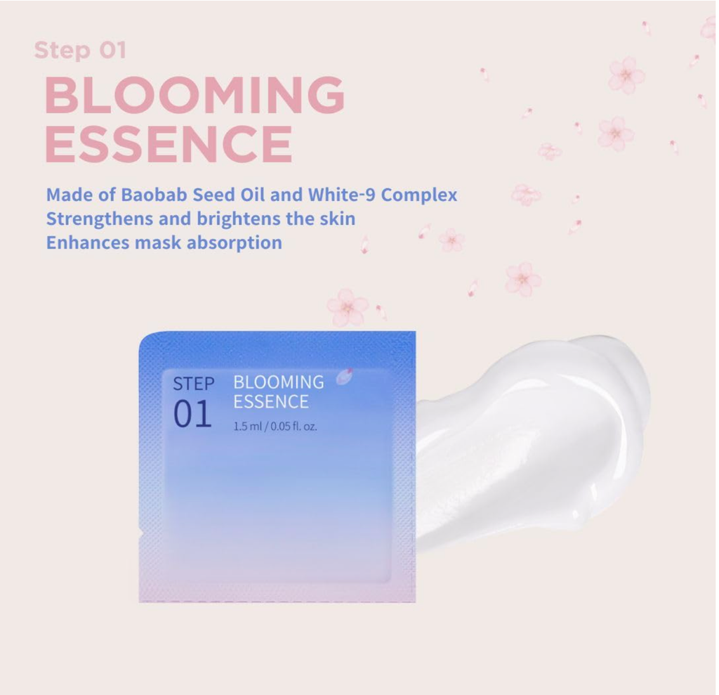 JAYJUN Blooming Hydro Essence 3-Step Mask – 10 Sheets detail image