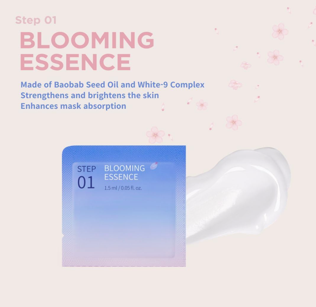 JAYJUN Blooming Hydro Essence 3-Step Mask – 10 Sheets detail image