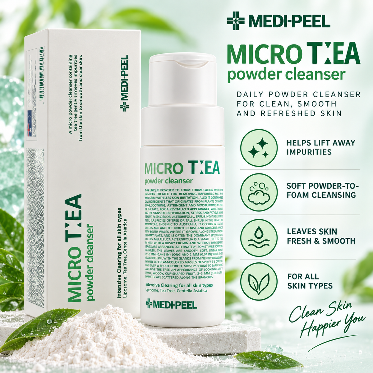 MEDI-PEEL Micro Tea Powder Cleanser