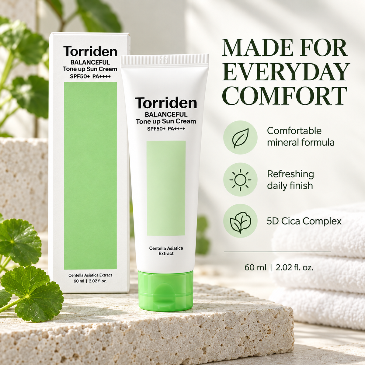 Torriden Balanceful Tone Up Sun Cream SPF50+ PA++++ 60ml