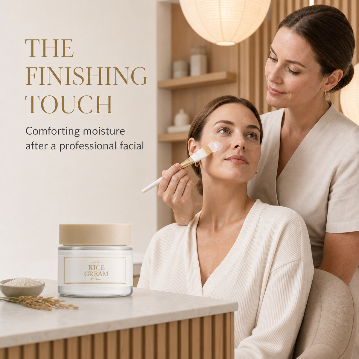 I'M From Rice Cream 50g – Deep Hydration for Dry Dehydrated Skin, Soothes Rednes