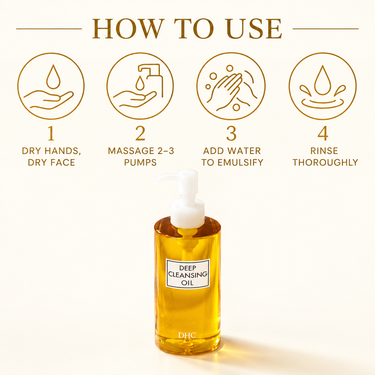 DHC Deep Cleansing Oil Facial Makeup Remover 150ml