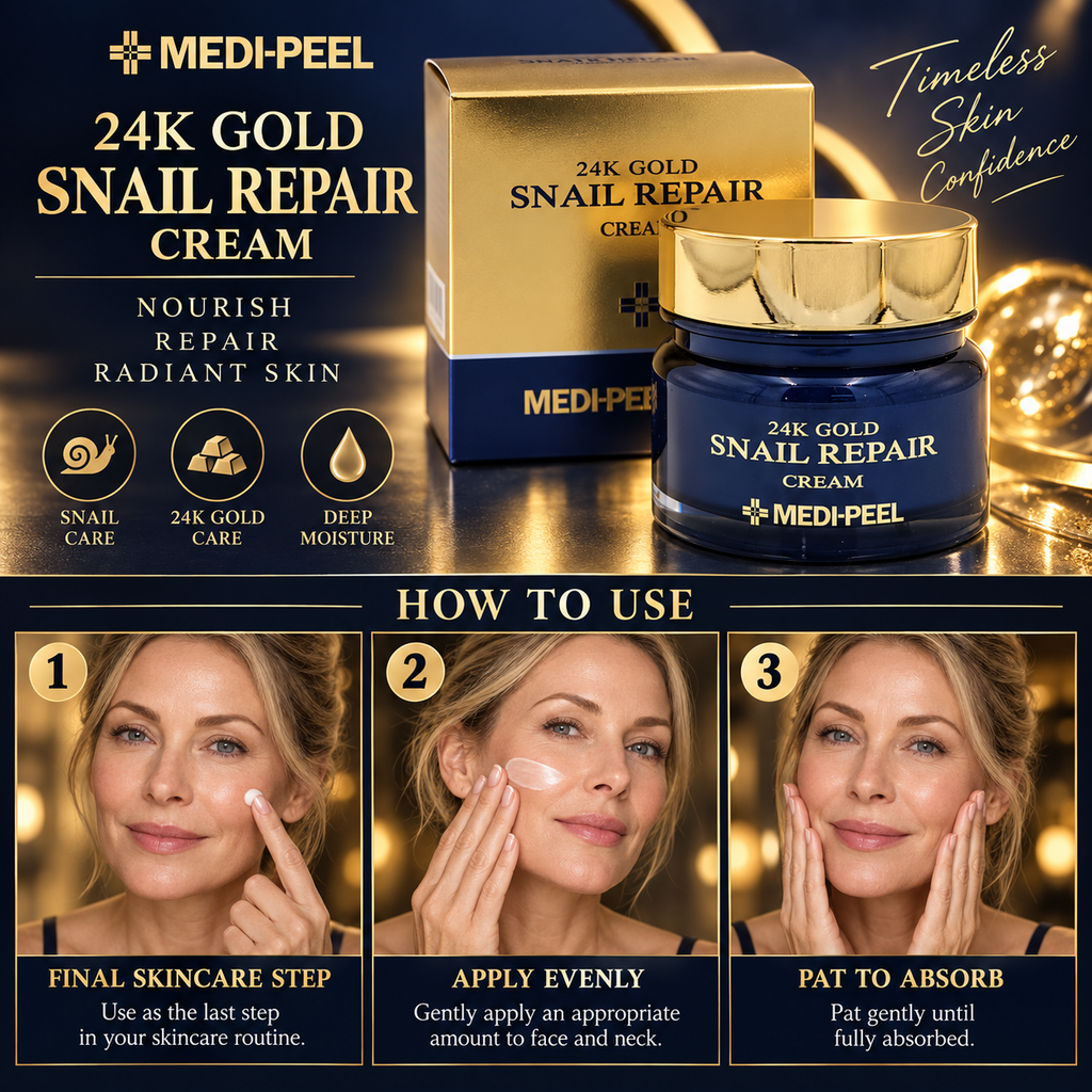 MEDI-PEEL 24K Gold Snail Repair Cream – 50g