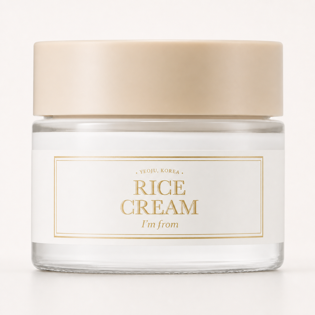 I'M From Rice Cream 50g – Deep Hydration for Dry Dehydrated Skin, Soothes Rednes