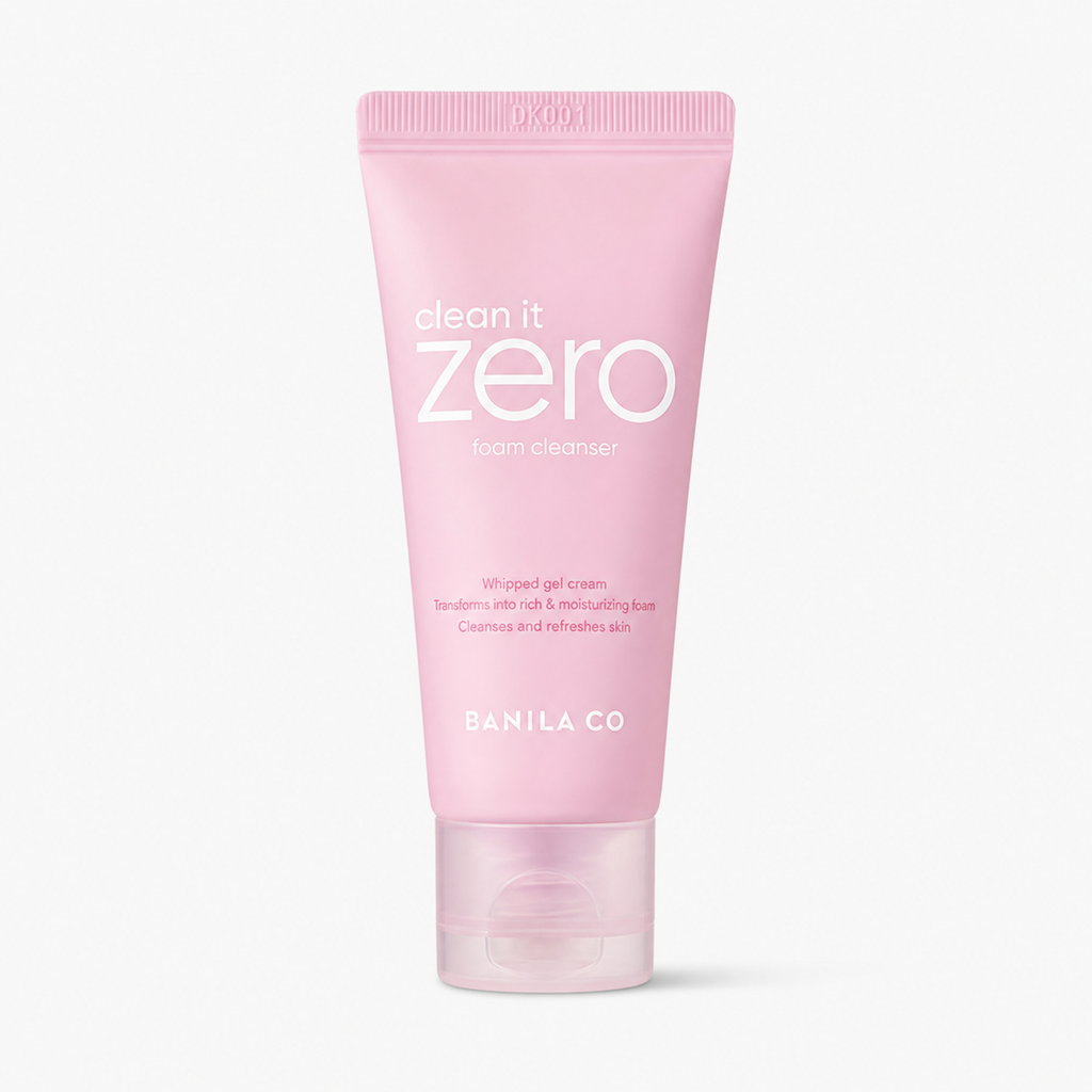 BANILA CO Zero Foam Cleanser 30ml Travel Size – Creamy Mousse-to-Foam Texture