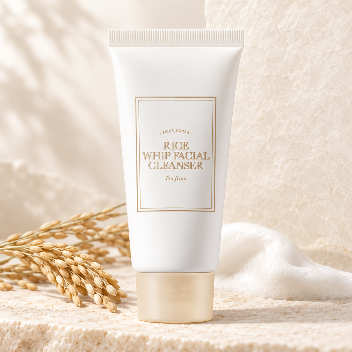 I'm From Rice Whip Cleanser 30ml – Creamy Foam, Gently Cleans & Hydrates