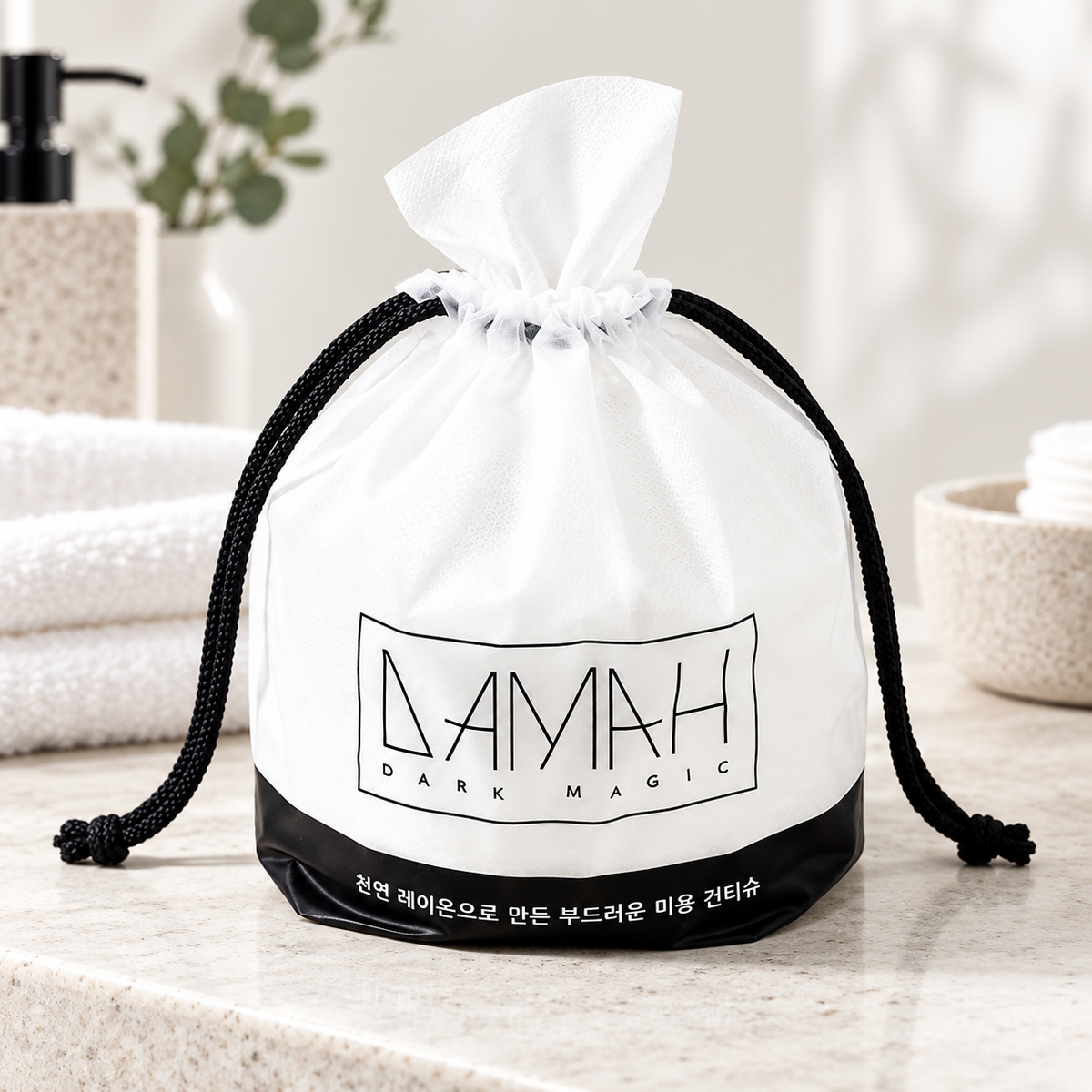 DAMAH Black Magic Facial Tissue – 72 Sheets (1 Roll)
