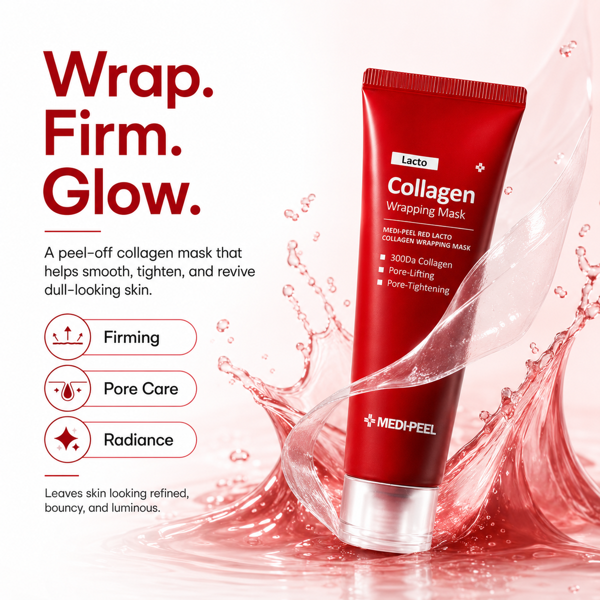 MEDI-PEEL Collagen Wrapping Mask 70 mL Firming Pore Care detail image