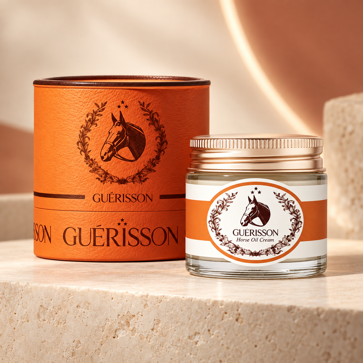 Guerisson Horse Oil Elastic Cream 70g, deep nourishing facial cream