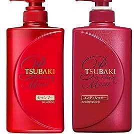 Tsubaki Red Camellia Shampoo 490ml + Conditioner 490ml - No Box