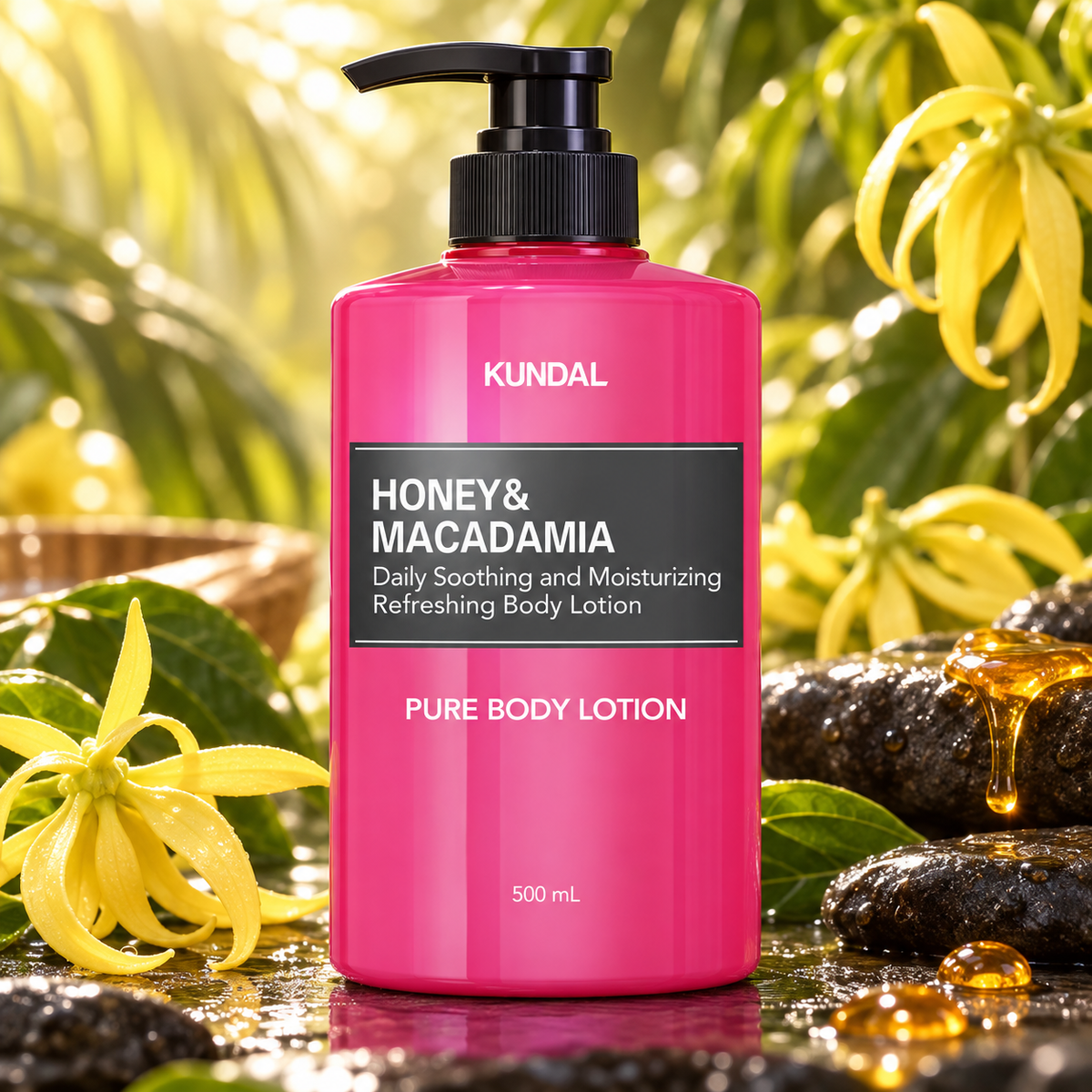 KUNDAL Honey & Macadamia Body Lotion Ylang Ylang 500ml