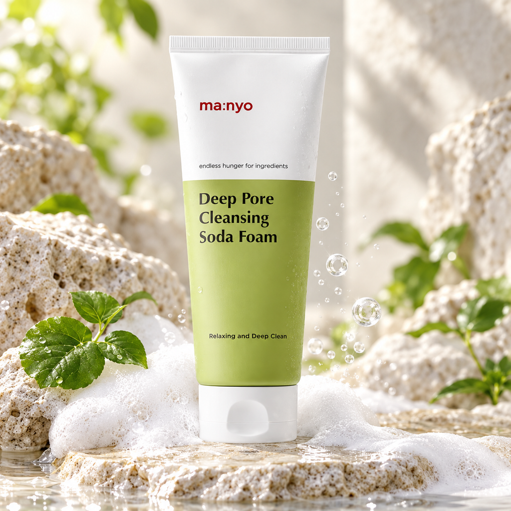 ma:nyo Deep Pore Soda Foam Facial Cleanser 150ml