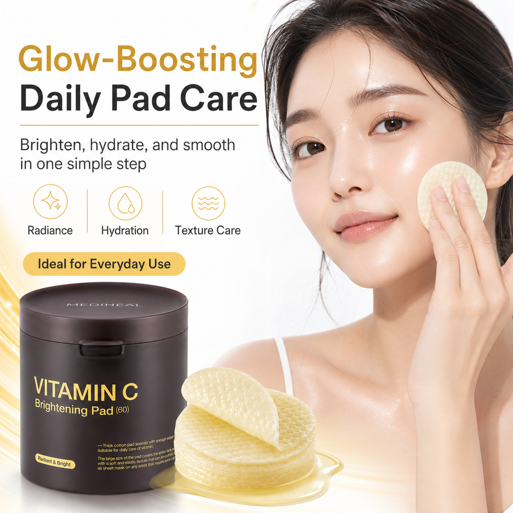 MEDIHEAL Vitamin C Brightening Pad – 60 Pads detail image