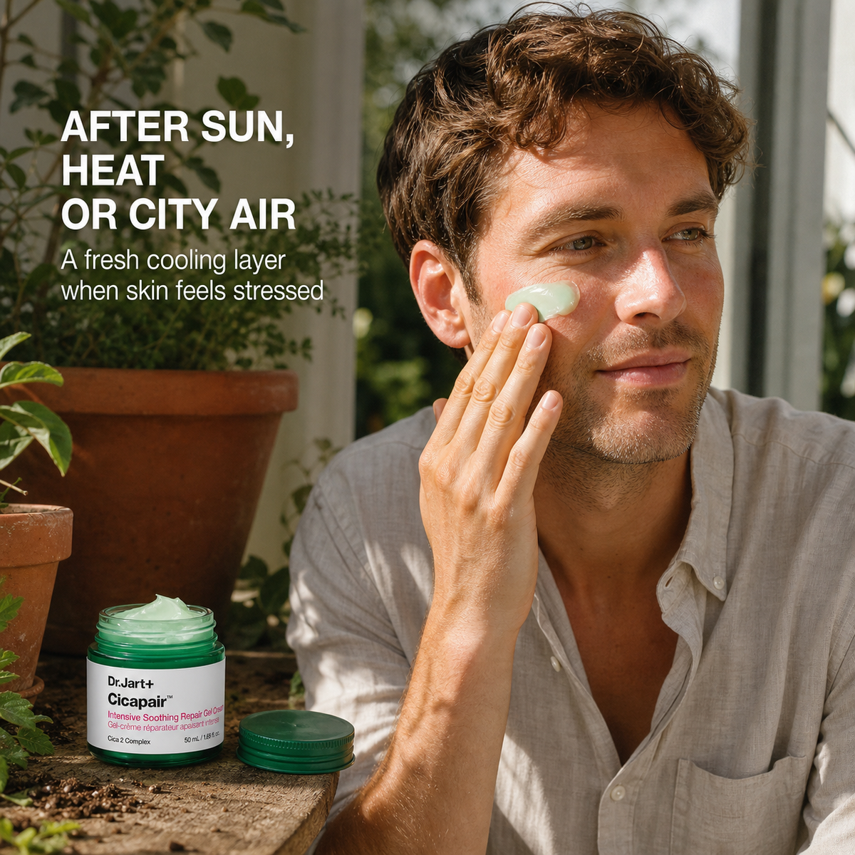 Dr. Jart+ Cicapair Gel Cream 50ml, green cap soothing repair moisturizer