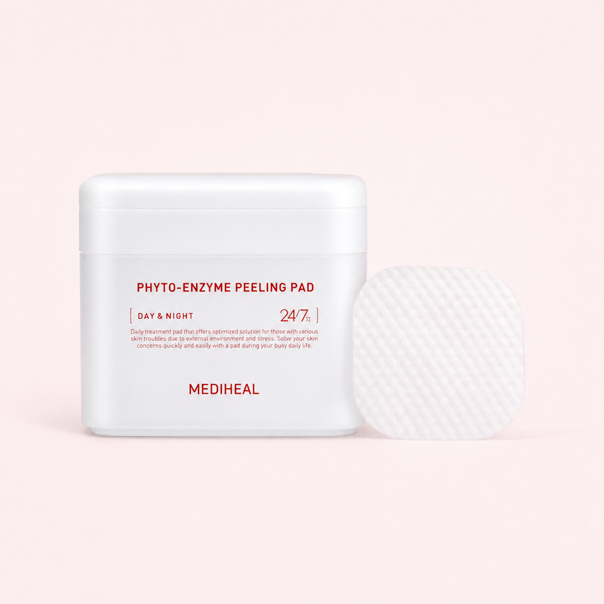 Mediheal Phyto Enzyme Clear Pad 90PC – 2-in-1 Exfoliating & Soothing Cotton Pad
