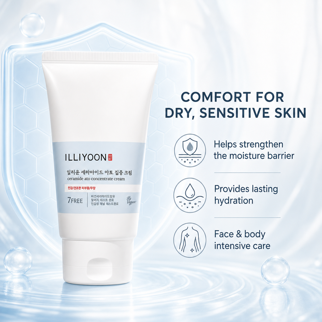 ILLIYOON Ceramide Ato Concentrate Cream (200Ml, 6.76 Fl Oz) | Moisturizer