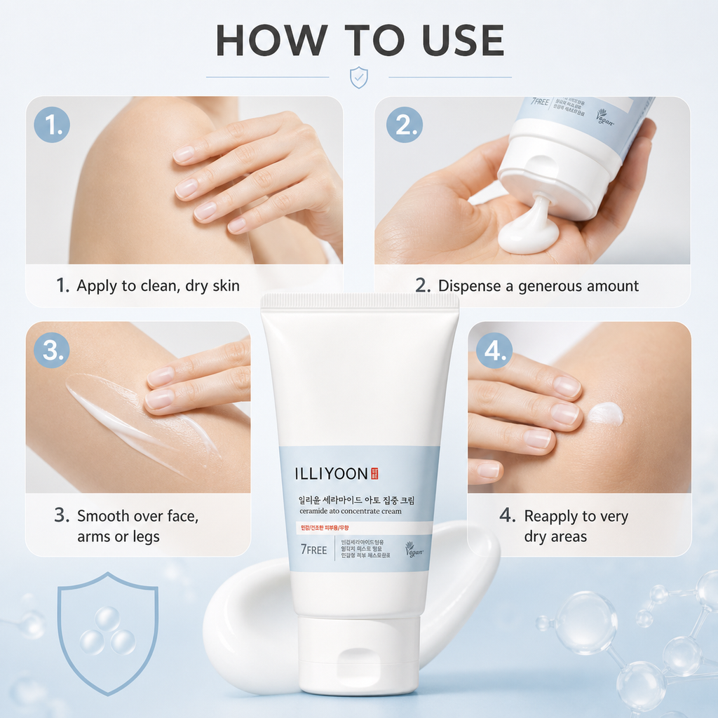ILLIYOON Ceramide Ato Concentrate Cream (200Ml, 6.76 Fl Oz) | Moisturizer