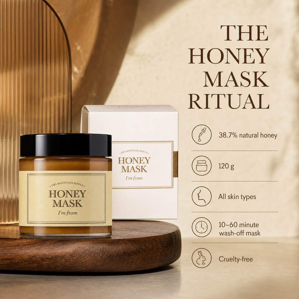 I'm From Honey Mask 120g, wash off moisturizing face mask for dry skin