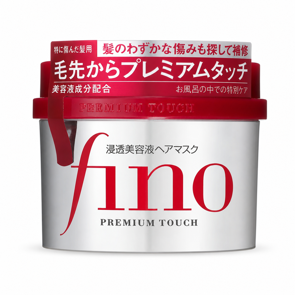 FINO Red Mask 230g – Japan Deep Nourish Treatment for Weak Hair, Soft & Detangle