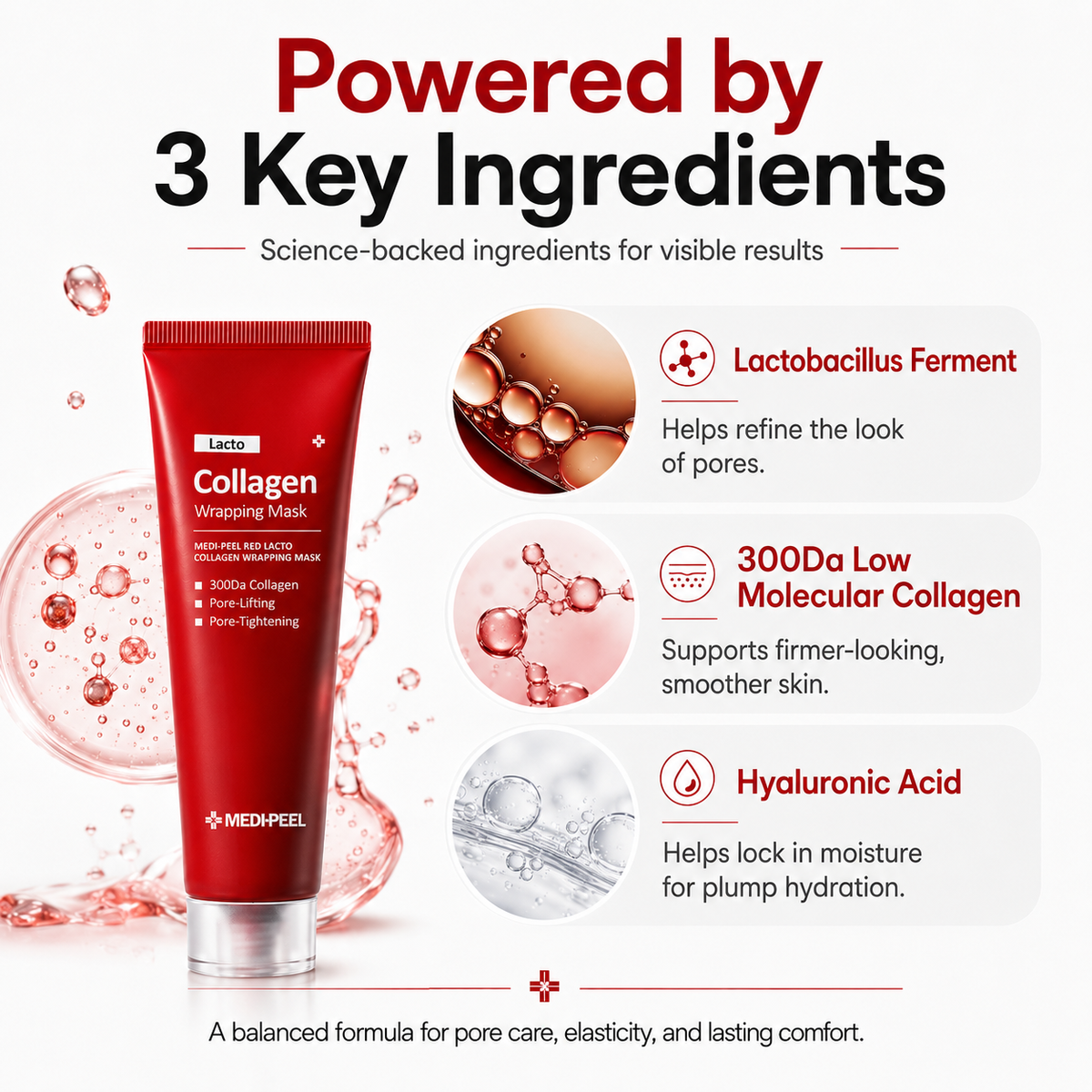 MEDI-PEEL Collagen Wrapping Mask 70 mL Firming Pore Care detail image