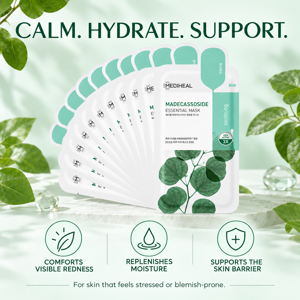 MEDIHEAL Madecassoside  Essential Mask — 10 Sheets