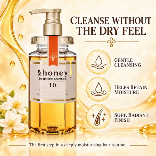 & honey Deep Moist Hair Shampoo pump action 440ml brand new UK stock