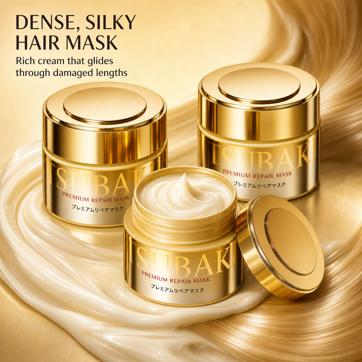 TSUBAKI Premium Repair Hair Mask 180g — Pack of 3 detail image